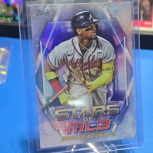 2023 Topps (Series 1) Stars of MLB #SMLB-3 Ronald Acuna Jr. - Picture 1 of 2